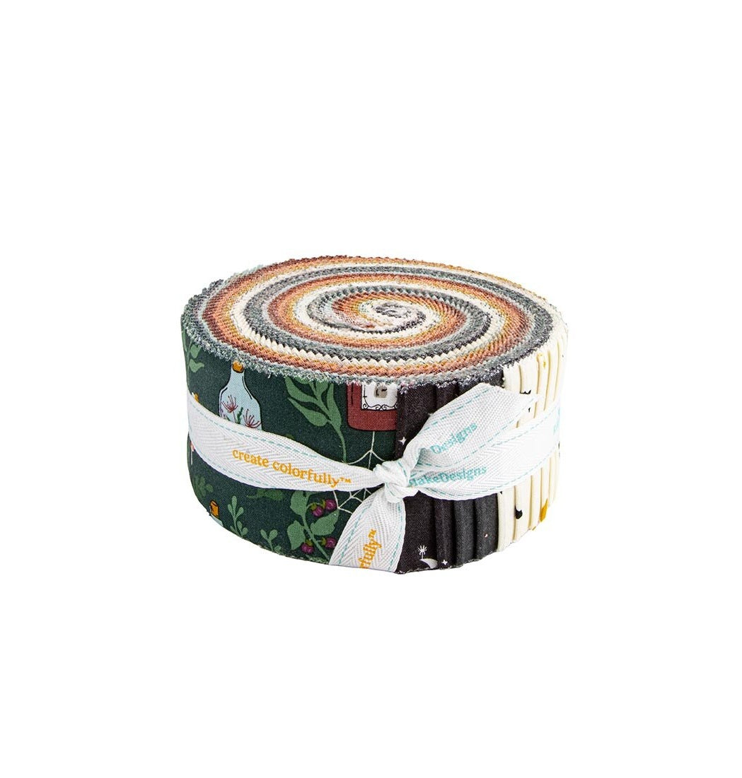 Fabric Riley Blake Precuts The Apothecary 40pc 2.5" Rolie Polie RP-17550-40