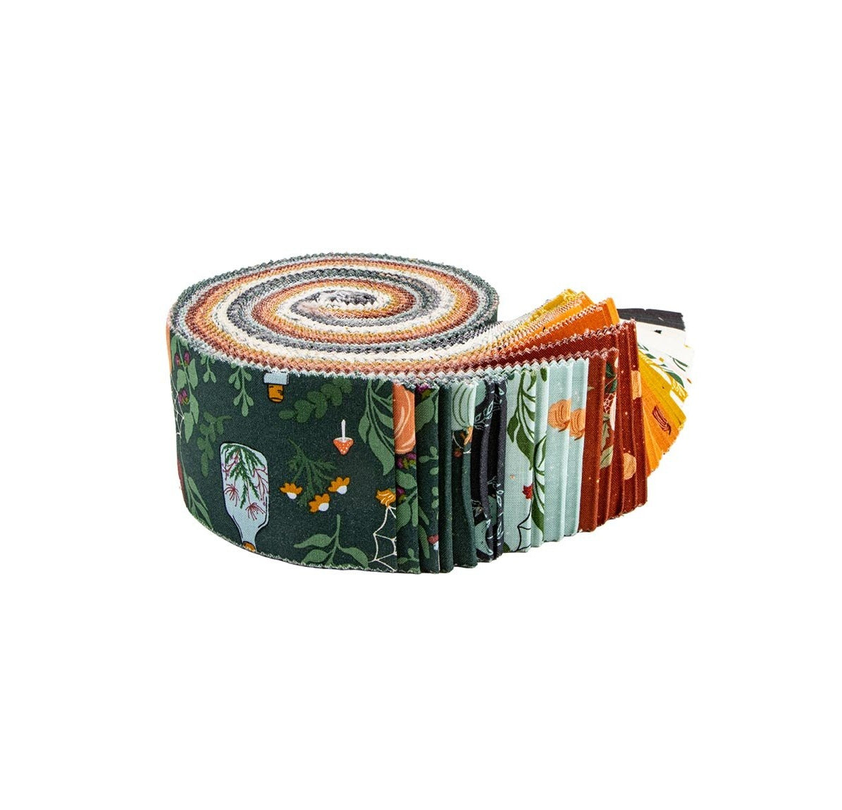 Fabric Riley Blake Precuts The Apothecary 40pc 2.5" Rolie Polie RP-17550-40