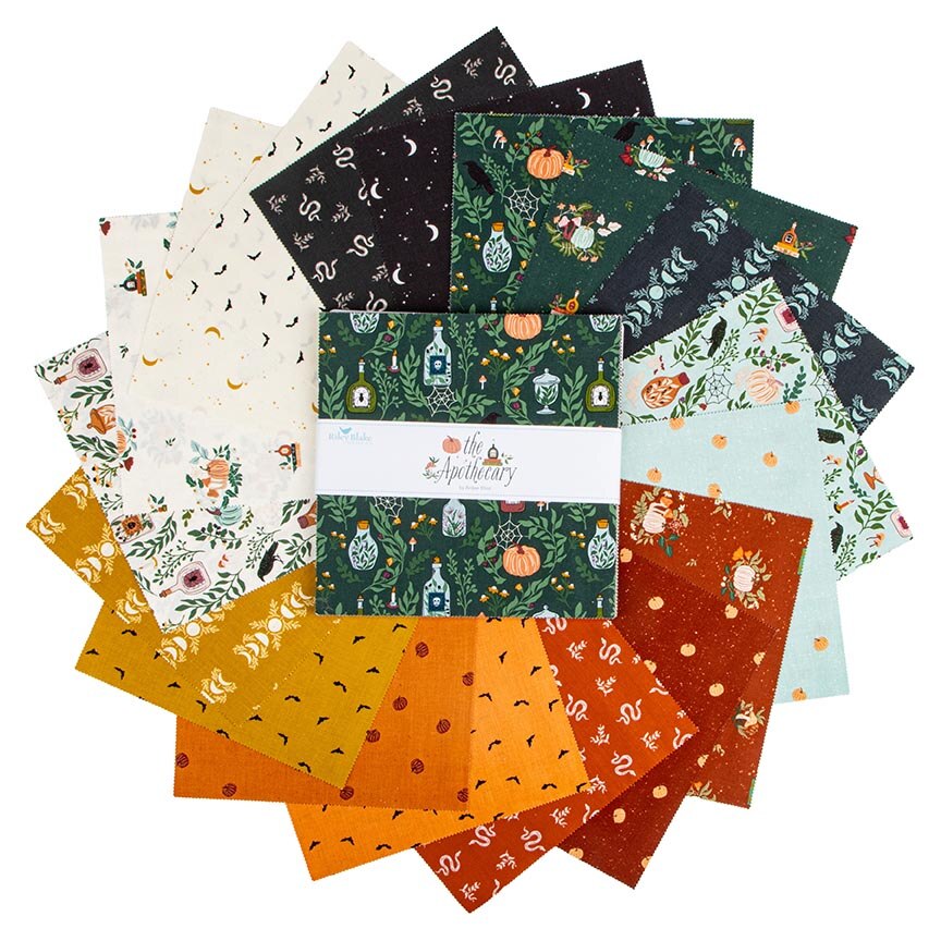Fabric Riley Blake Precuts The Apothecary 42pc 10" Stacker 10-17550-42
