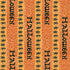 Fabric Riley Blake Pumpkin Halloween Stripe Spooky by the Quarter Yard C17574-PUMPKIN
