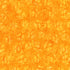 Orange fabric with small pumpkins pattern