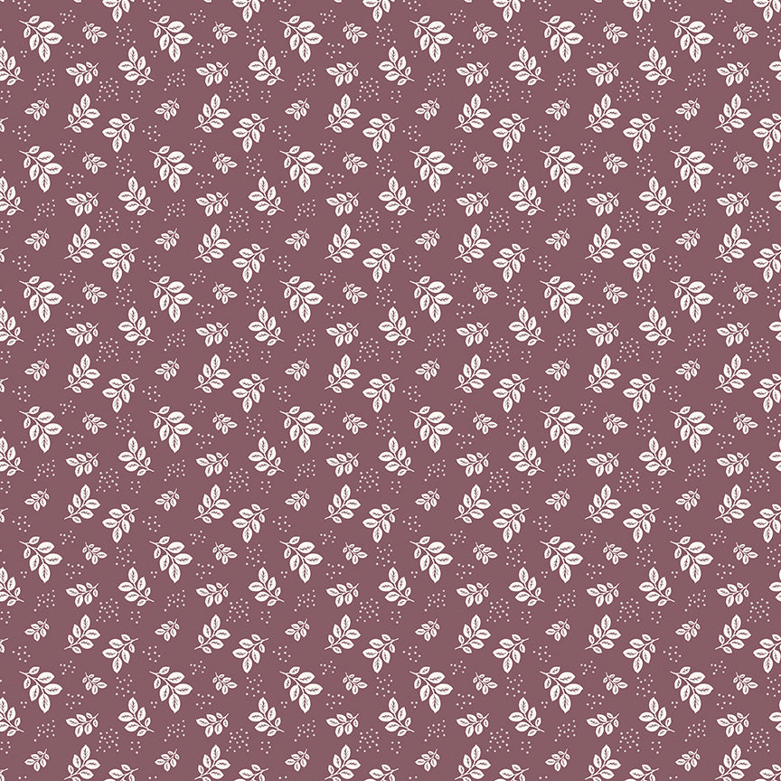 Fabric Riley Blake Purple Leaves Renew by the Quarter Yard C17282-PURPLE