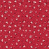Floral pattern with small white flowers on a red background