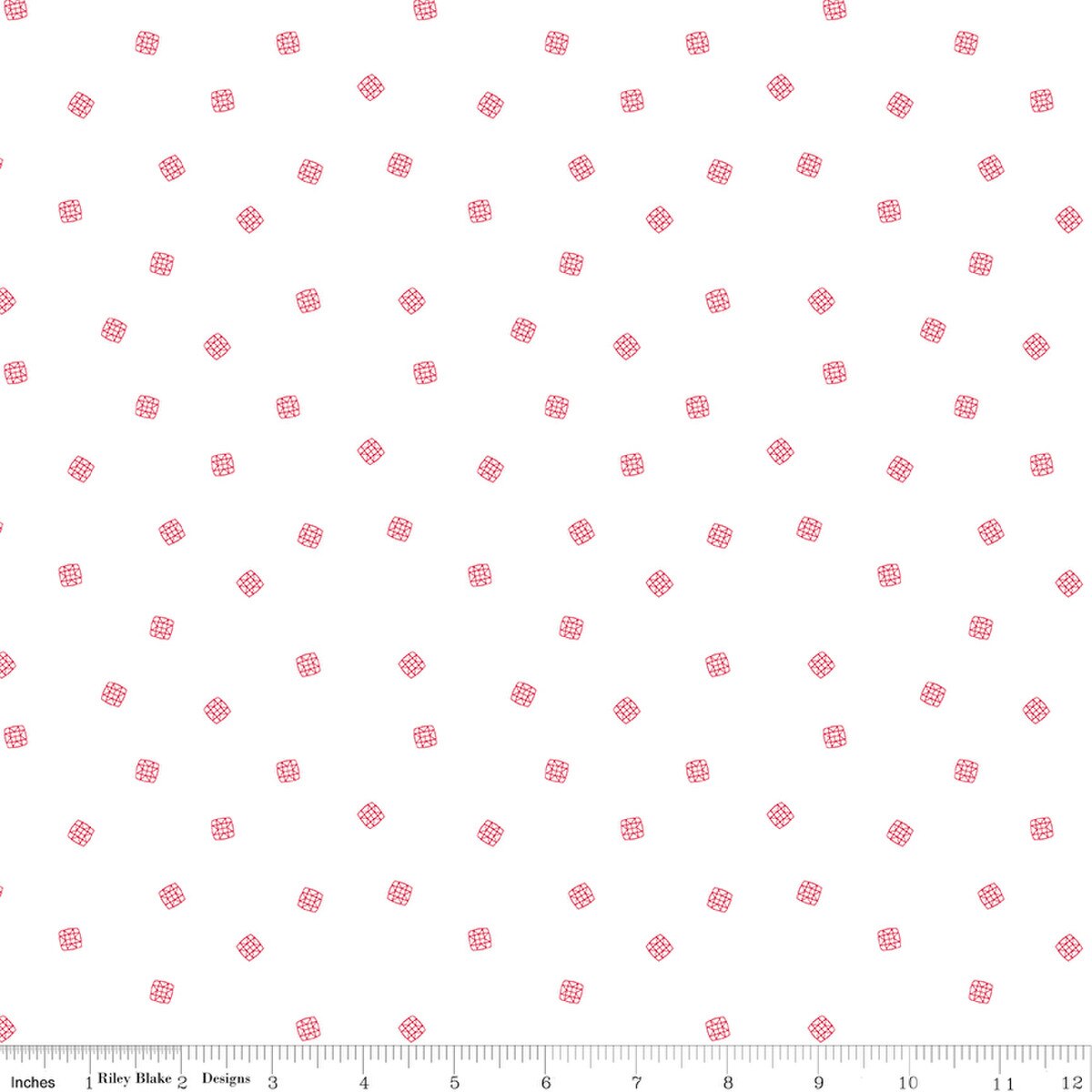 Fabric Riley Blake Red Pillow Scatter Front Porch by the Quarter Yard C17218-RED