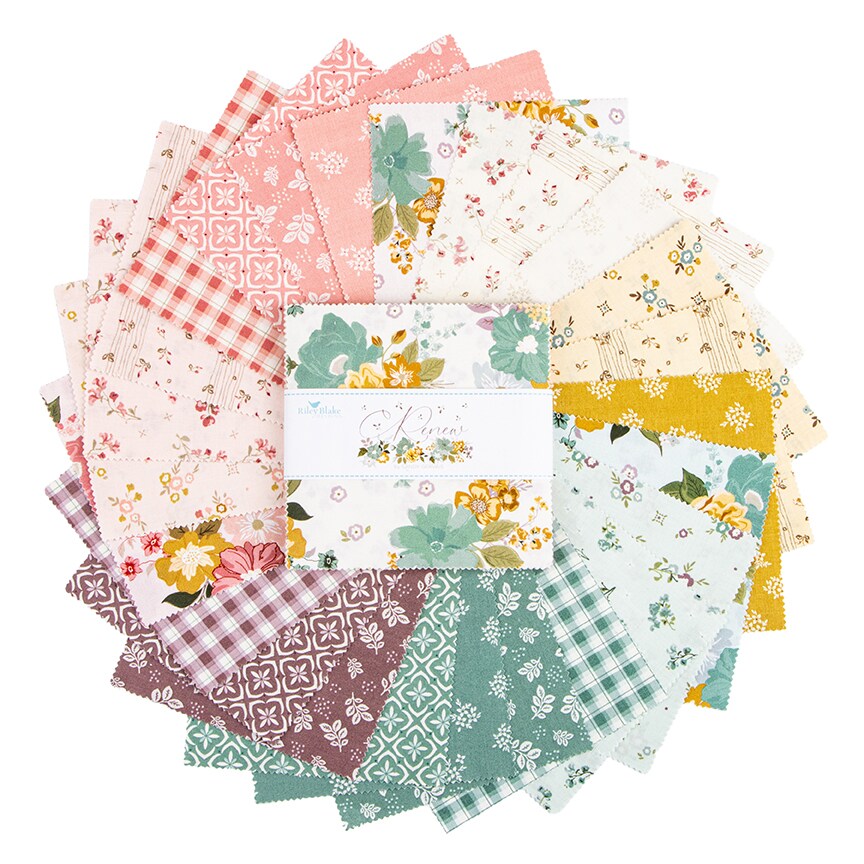 Fabric Riley Blake Renew 42pc 5" Stacker 5-17280-42