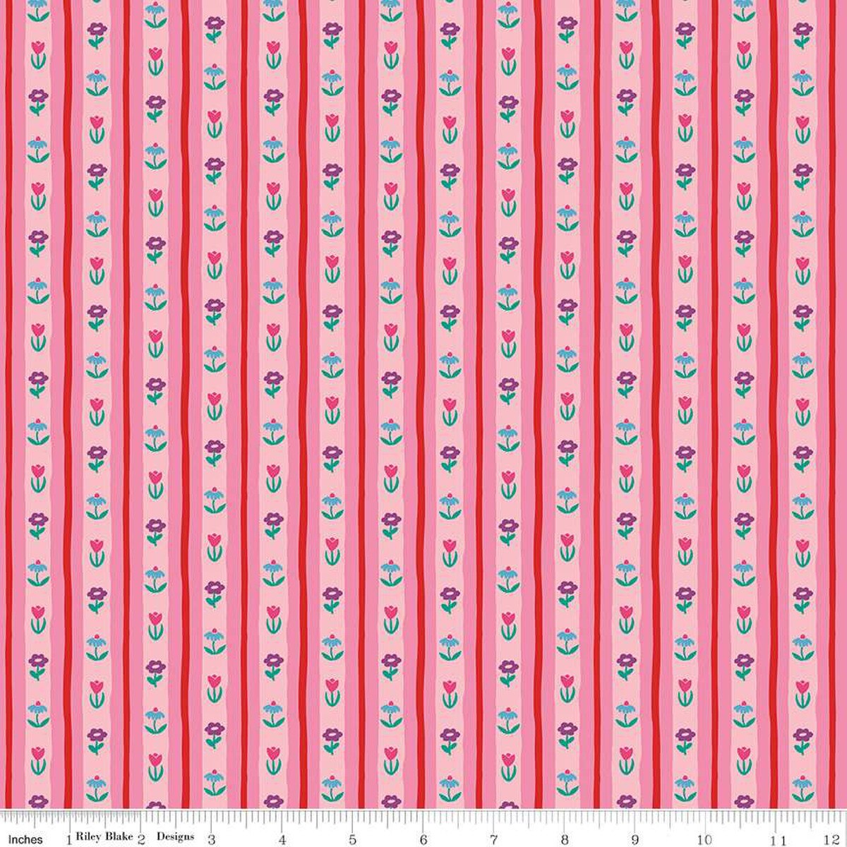 Fabric Riley Blake Rose Bavarian The Genesis of a Journey by the Quarter Yard C16934-ROSE