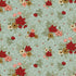Fabric Riley Blake Sage Floral Christmas Greetings by the Quarter Yard CD17661-SAGE