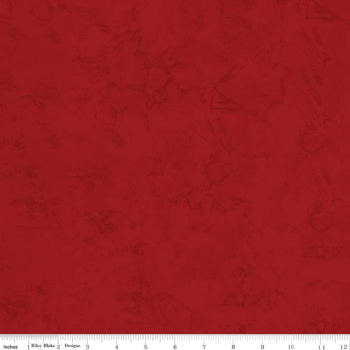 Fabric Riley Blake Scarlet Hand Dyed Batiks by the Quarter Yard BT21000-212
