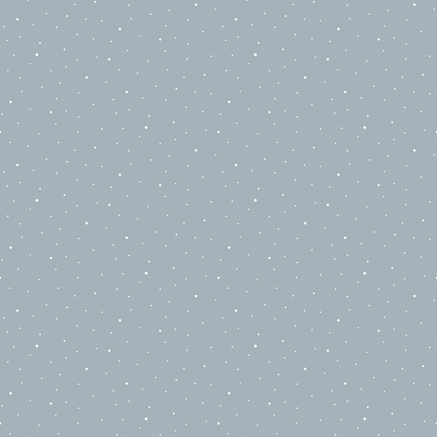 Fabric Riley Blake Silver Dapple Dot Designer Flannel by the Quarter Yard F17515-SILVER