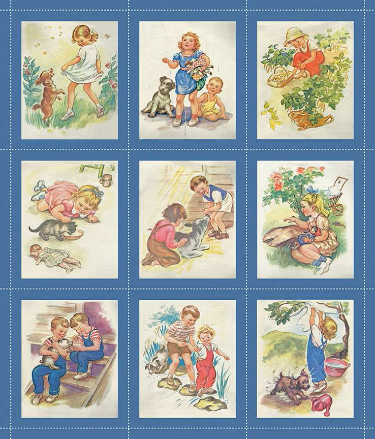 Fabric Riley Blake Simple Pleasures 35.5x43" Quilting Panel PD16660-PANEL