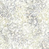 A close-up of a watercolor botanical pattern featuring delicate leafy branches in muted blue-gray and olive green on a warm off-white background.