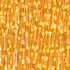 Pattern of white and yellow broomsticks on an orange background