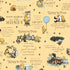 Fabric Riley Blake Sunshine Winnie the Pooh Quotes Designer Flannel by the Quarter Yard F17502-SUNSHINE