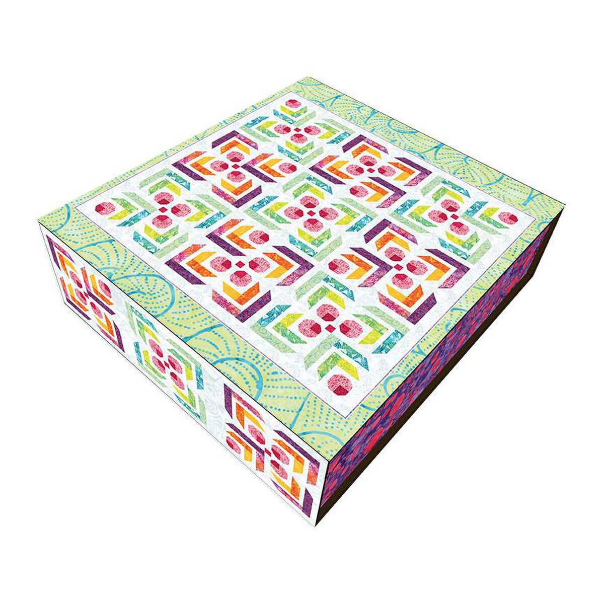 Fabric Riley Blake Sweet & Spiffy Splatter Batiks Quilt Kit KTBT-1021