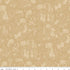 Fabric Riley Blake Tan Tonal Garden Peter Rabbit and Benjamin Bunny by the Quarter Yard C17251-TAN