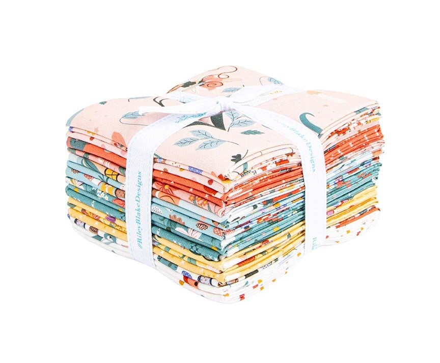 Fabric Riley Blake Thimbelina & the Sewing Fairies 18pc Fat Quarter Bundle FQ-16860-18