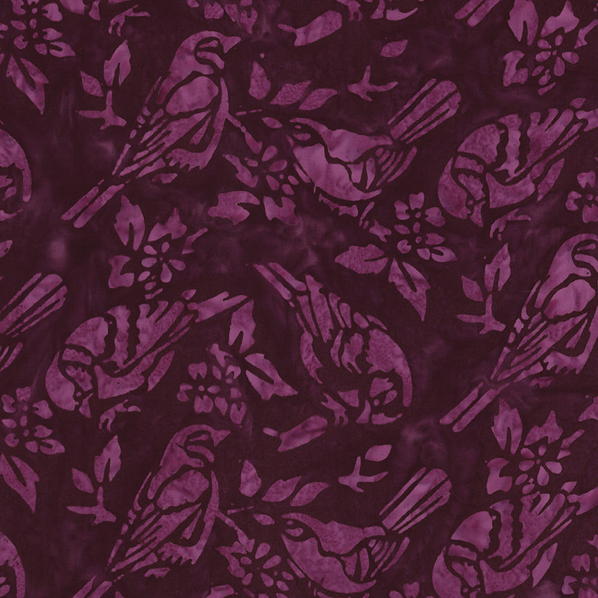 Fabric Riley Blake Thistle Backyard Birds Expressions Batiks by the Quarter Yard BT23580-576