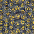 Pattern of gray and gold pumpkins on a gray background