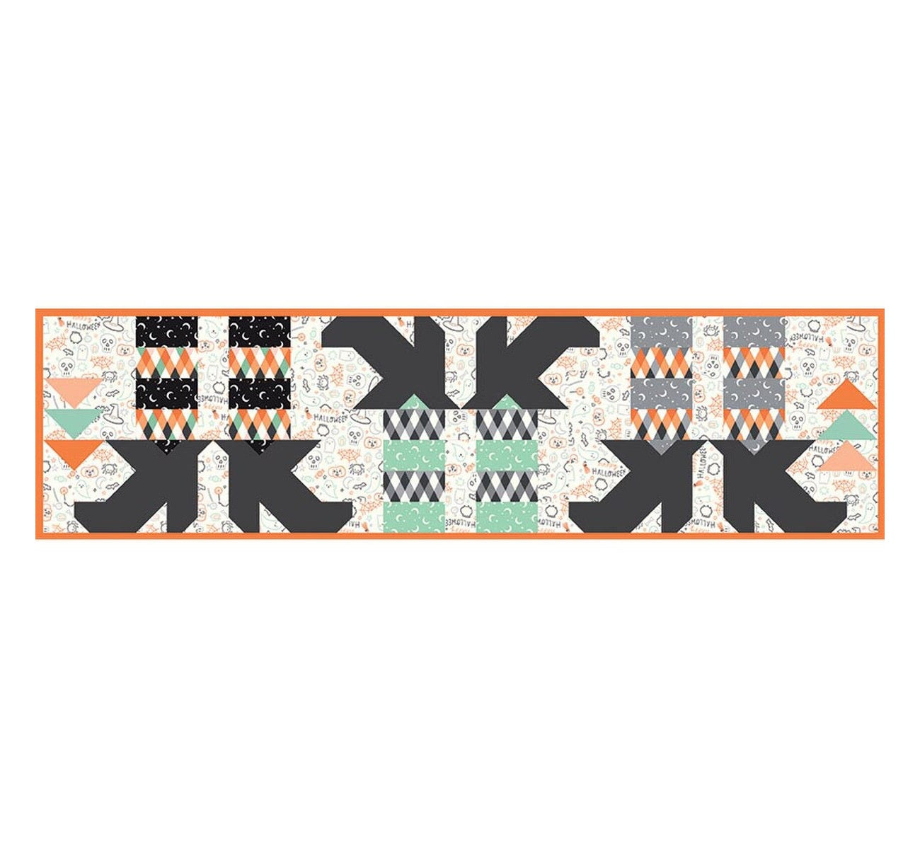 Fabric Riley Blake Witches Feet Table Runner Kit KT-17470