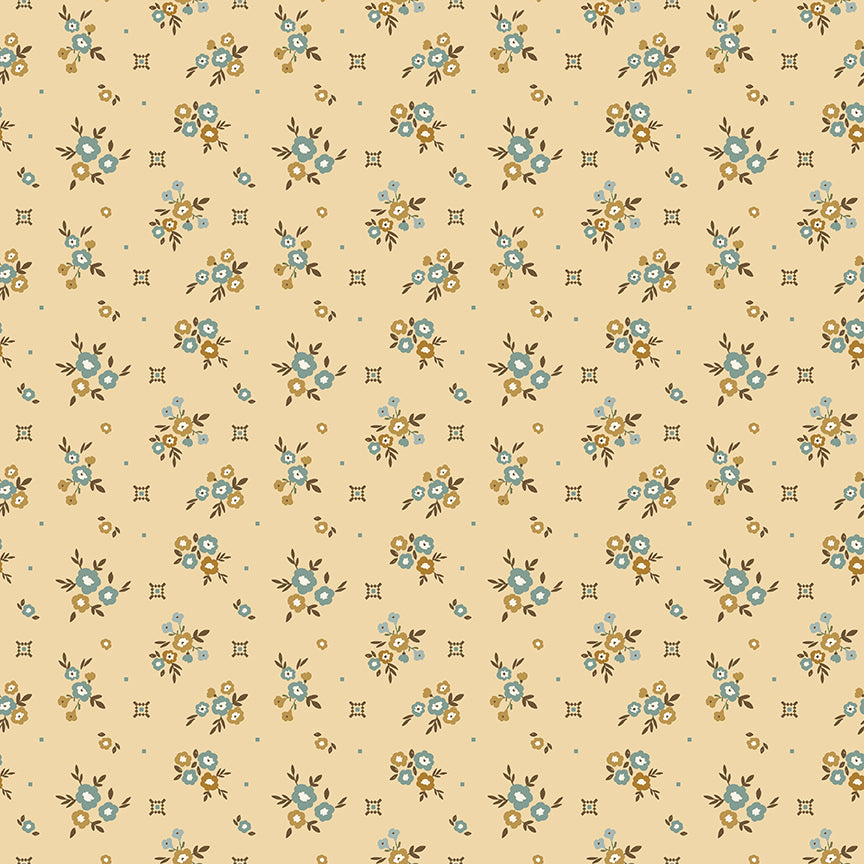 Fabric Riley Blake Yellow Floral Renew by the Quarter Yard C17281-YELLOW