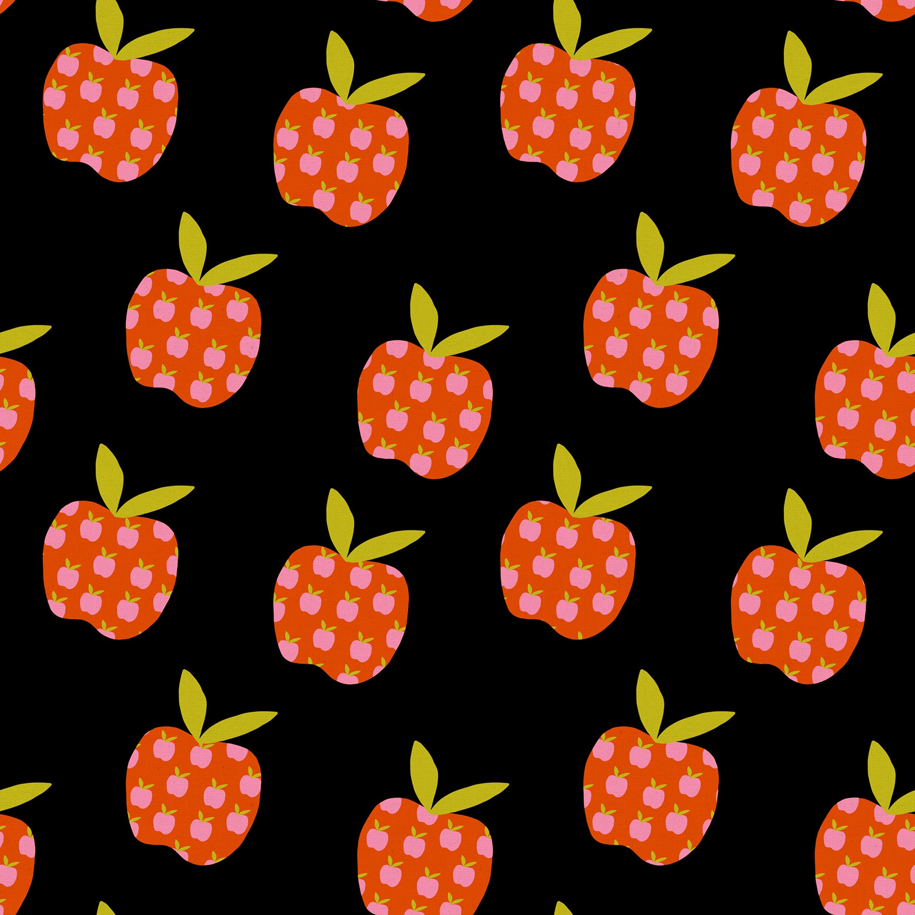 Fabric Ruby Star Society Black Big Apple Mystic Fable in Canvas by the Quarter Yard RS4152-19L