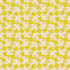 Pattern of white doves with pink music notes on a yellow background