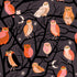 Fabric Ruby Star Society Eggplant Who Cooks For You Freaky Familiars by the Quarter Yard RS5190-13