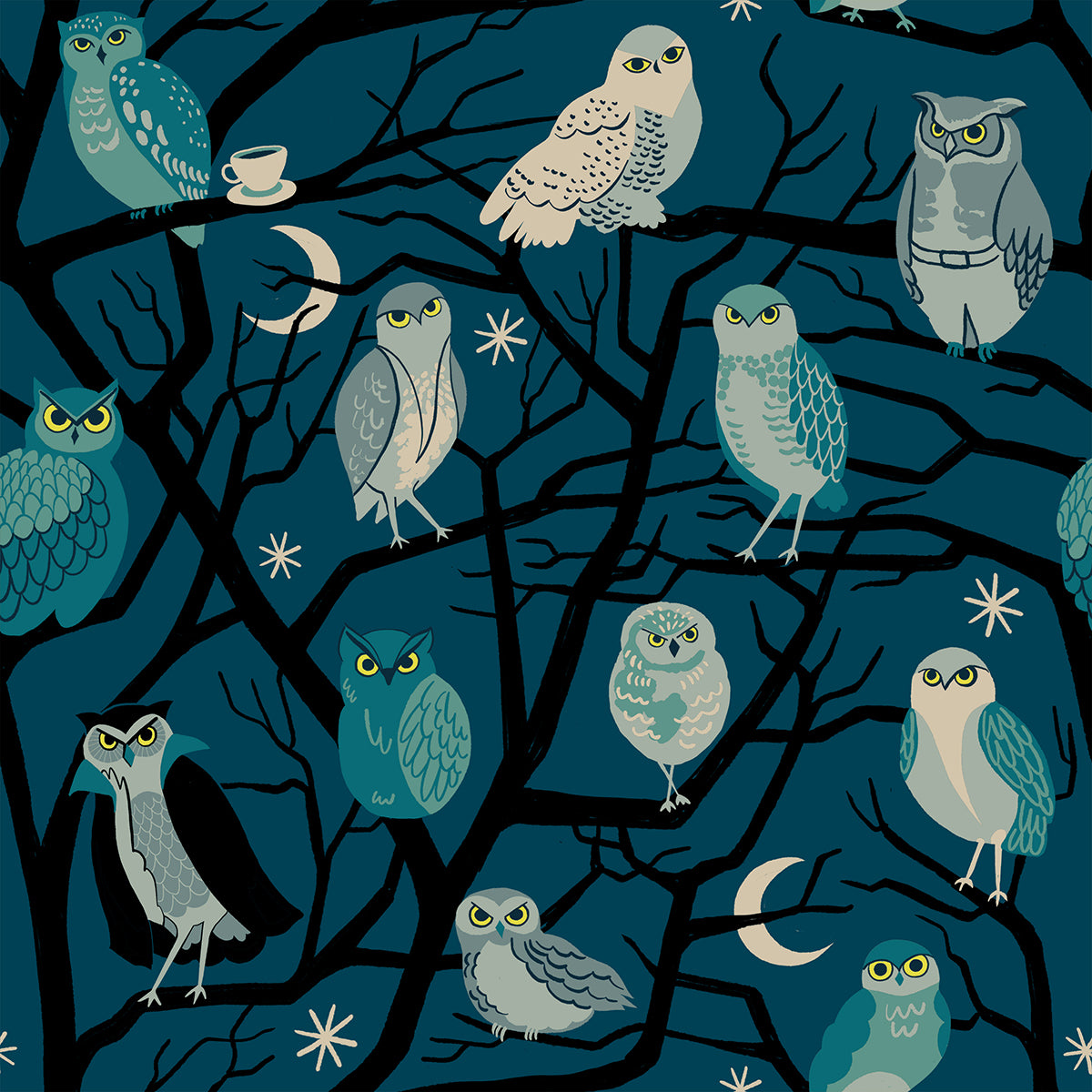 Fabric Ruby Star Society Galaxy Who Cooks For You Freaky Familiars by the Quarter Yard RS5190-12