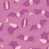 Pattern of cartoon bats and stars on a purple background