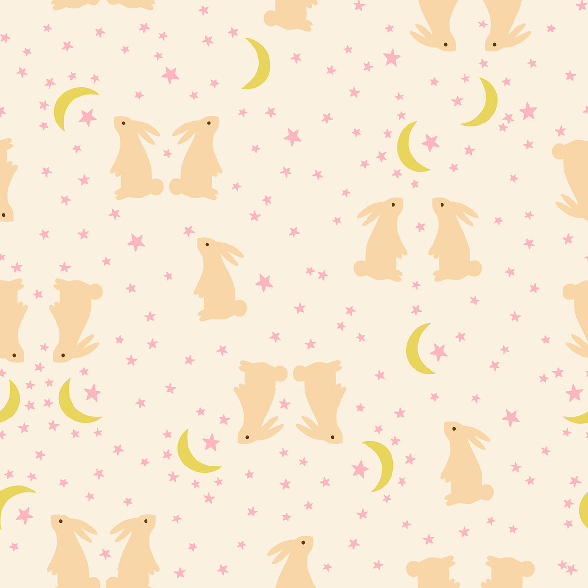 Fabric Ruby Star Society Natural Bunnies Mystic Fable by the Quarter Yard RS4147-11