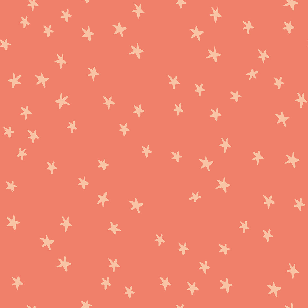 Fabric Ruby Star Society Papaya Starry by the Quarter Yard RS4109-54