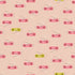 Pattern of retro radios and cassette tapes on a beige background
