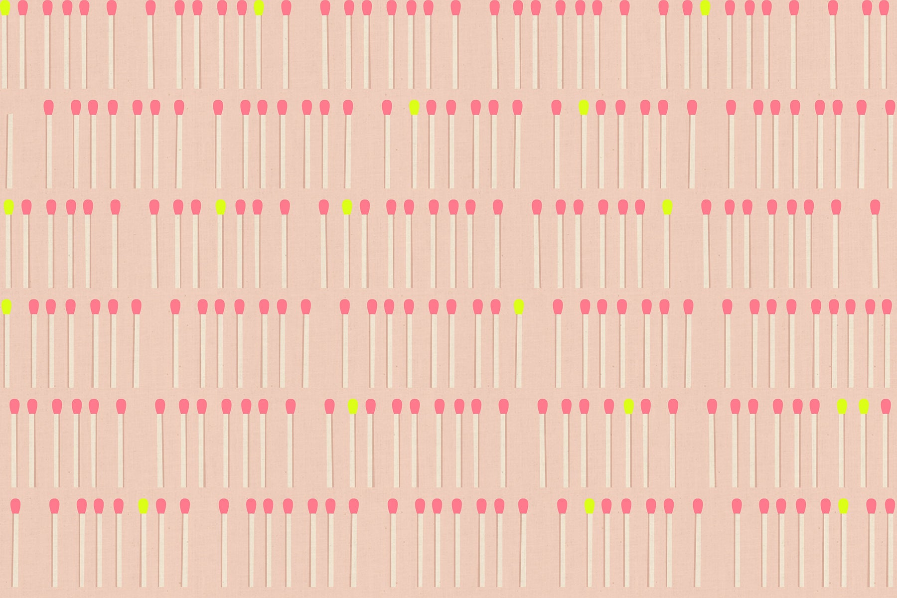 Pattern of pink and yellow vertical bars on a light pink background