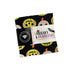 Fabric square with Halloween-themed design and 'Freaky Familiars' label on a white background