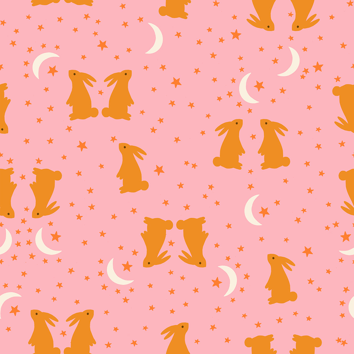 Fabric Ruby Star Society Rosebud Bunnies Mystic Fable by the Quarter Yard RS4147-13