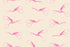 Pattern of pink scissors on a beige background