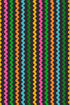 Colorful wavy pattern on a black background