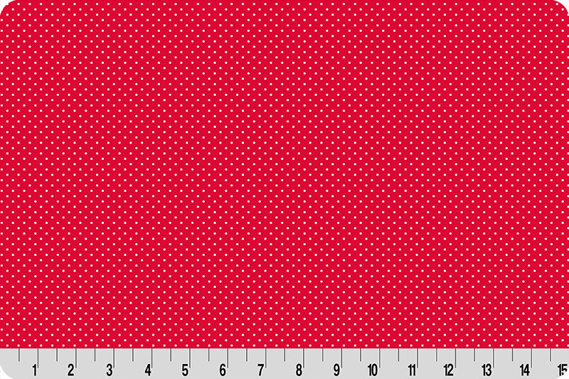 Fabric Shannon Candy Apple Bitty Dot Cottage Rose Lane Quilting Cuddle by the Quarter Yard QC-CRBITTYDOT-CANDYAPPLE
