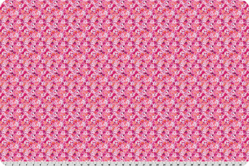 Fabric Shannon Pink Daisies Wanderlust Quilting Cuddle by the Quarter Yard QC-WLDAISIES-PINK