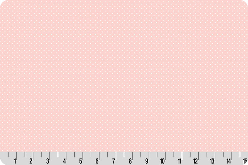Fabric Shannon Seashell Bitty Dot Cottage Rose Lane Quilting Cuddle by the Quarter Yard QC-CRBITTYDOT-SEASHELL