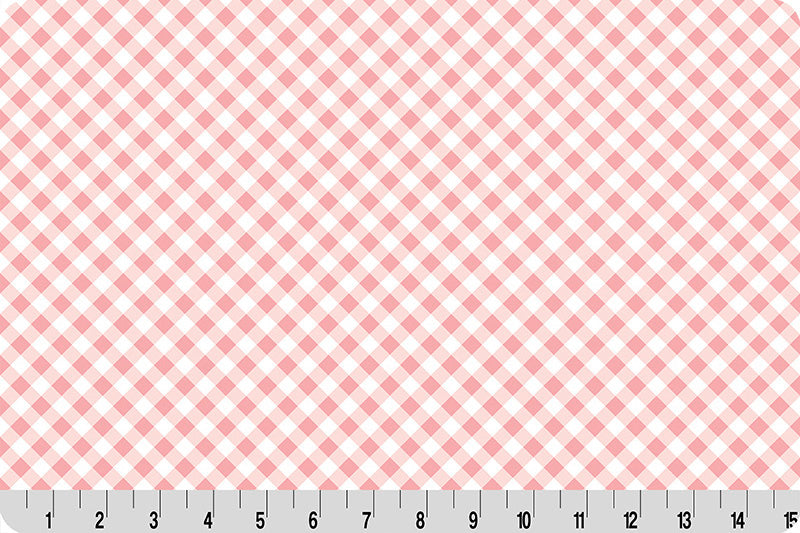 Fabric Shannon Seashell Gingham Cottage Rose Lane Quilting Cuddle by the Quarter Yard QC-CRGINGHAM-SEASHELL