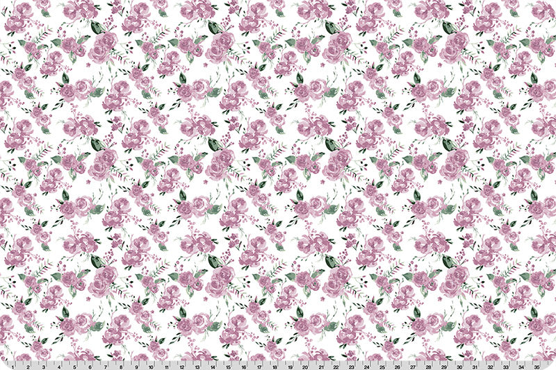 Fabric Shannon Snow Garden Bouquet Meet Me in the Garden Quilting Cuddle by the Quarter Yard QC-GARDENBOUQUET