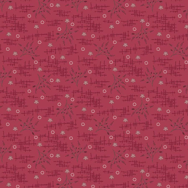 Fabric Stof Berrie Branches The Sweetest Embrace by the Quarter Yard 4514-529