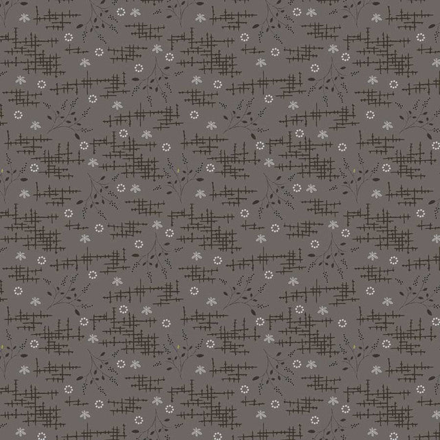 Fabric Stof Gray Branches The Sweetest Embrace by the Quarter Yard 4514-553