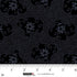 Fabric Studio E Black Daisy and Dots Dark Shadows by the Quarter Yard 8907-99