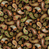 Fabric Studio E Black Paisley by the Quarter Yard 7695-99