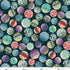 Fabric Studio E Dark Teal Big Dots Neighborhood Association by the Quarter Yard 8420-69