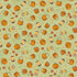Fabric Studio E Green Pumpkins and Pots Haunted Acre Wood by the Quarter Yard 9136-66