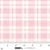 Fabric Studio E Light Pink/Cream Plaid Beautiful Bowquets by the Quarter Yard 8887-20