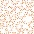 Pattern of small orange shapes on a white background